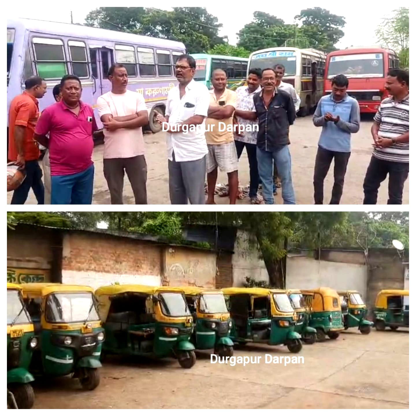 সকাল থেকে অটো-মিনিবাস বন্ধ শহরে, চরম দুর্ভোগে পড়েছেন যাত্রীরা