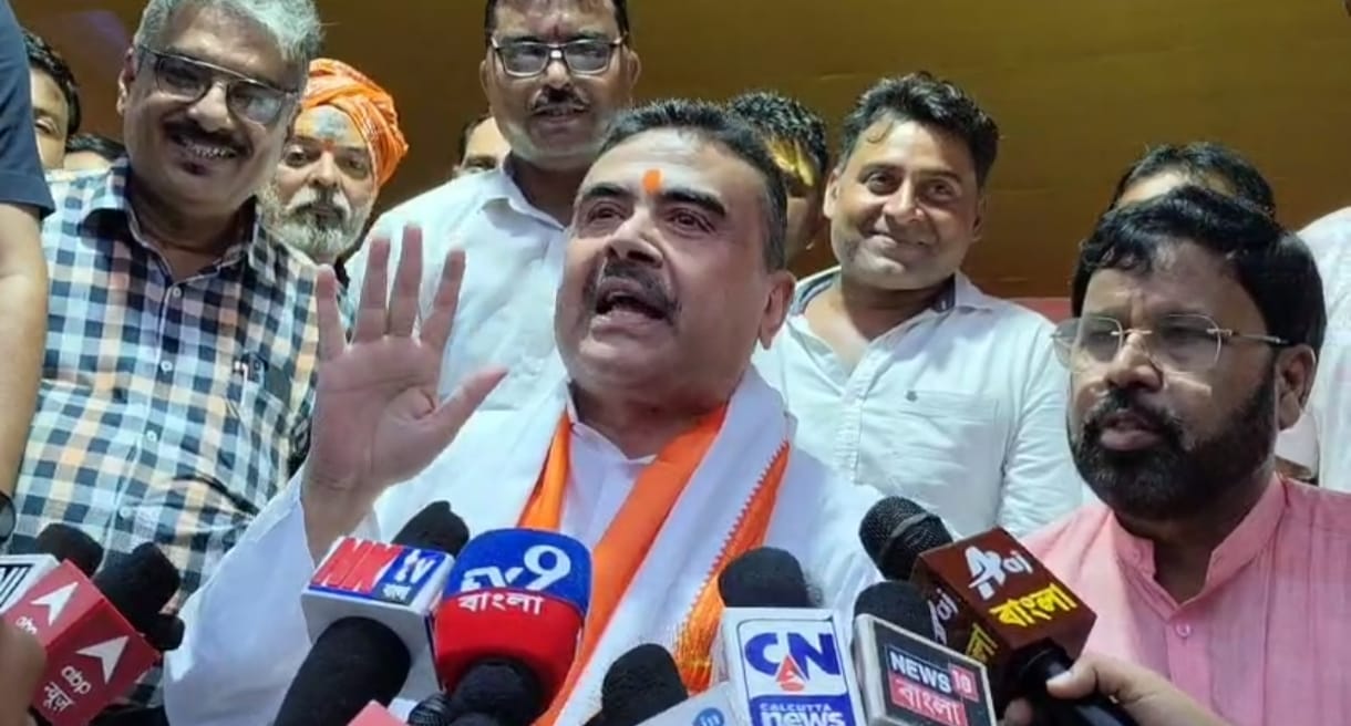 দুর্গাপুরে পুজো উদ্বোধনে এসে চাঞ্চল্যকর অভিযোগ আনলেন শুভেন্দু