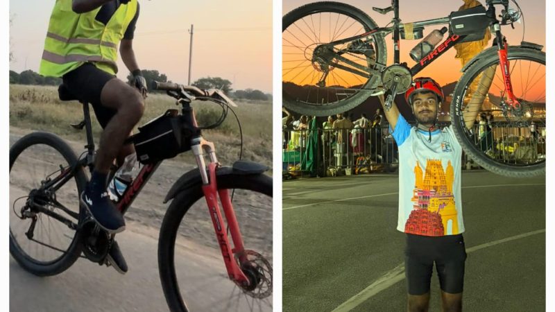 কাশ্মীর থেকে কন্যাকুমারিকা: দু’চাকায় ৪২৪৯ কিমি পাড়ি দিল অণ্ডালের অরিত্র